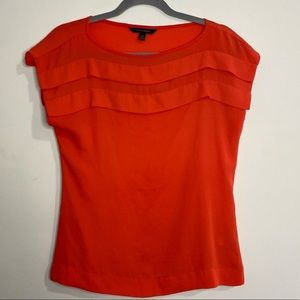 XS Banana republic orange blouse